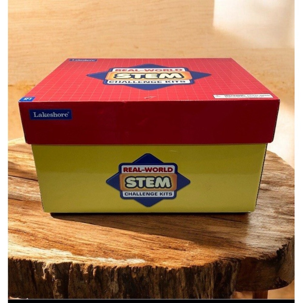 Lakeshore Real-World STEM Challenge Kits Stay Afloat Parachute Keep Rain Out 5+